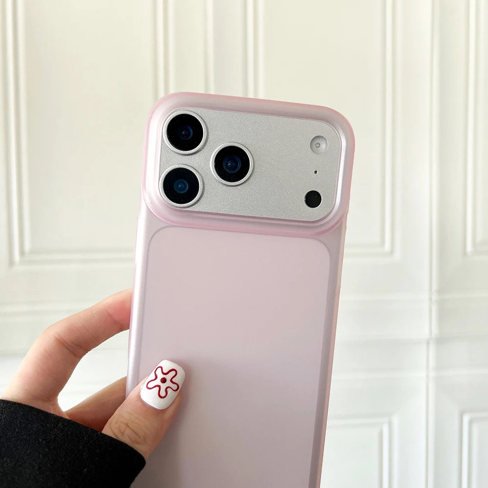 Luxury Transparent Candy Color Case For iPhone Air 17 16 15 14 13 12 Pro Max Plus 16E Clear Matte Silicone Soft Cover Shell 16+