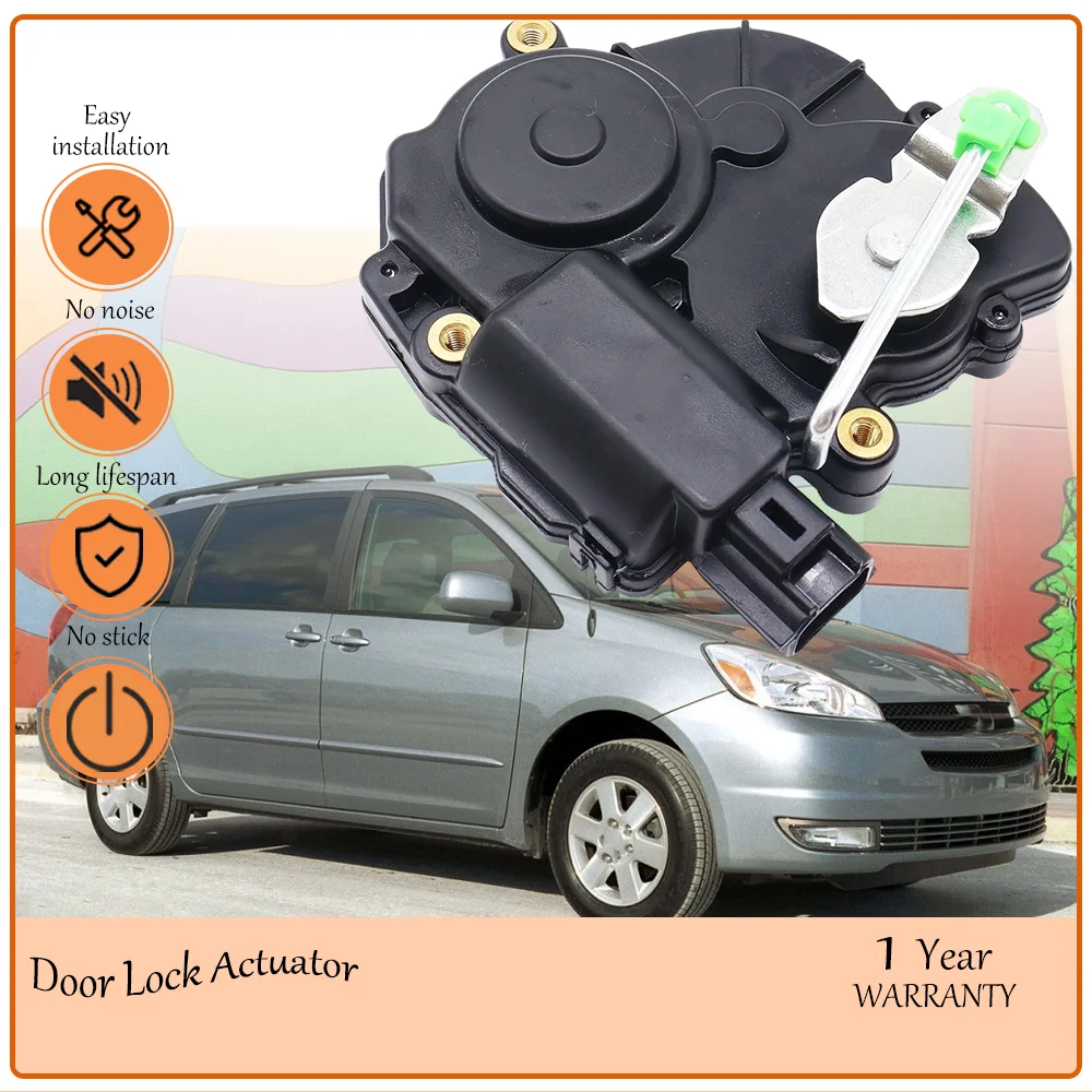 

Right Passenger Side Sliding Door Lock Actuator for Toyota 2004-2010 Sienna Door Lock Latch Actuator Motor OE DLA878 8562008061