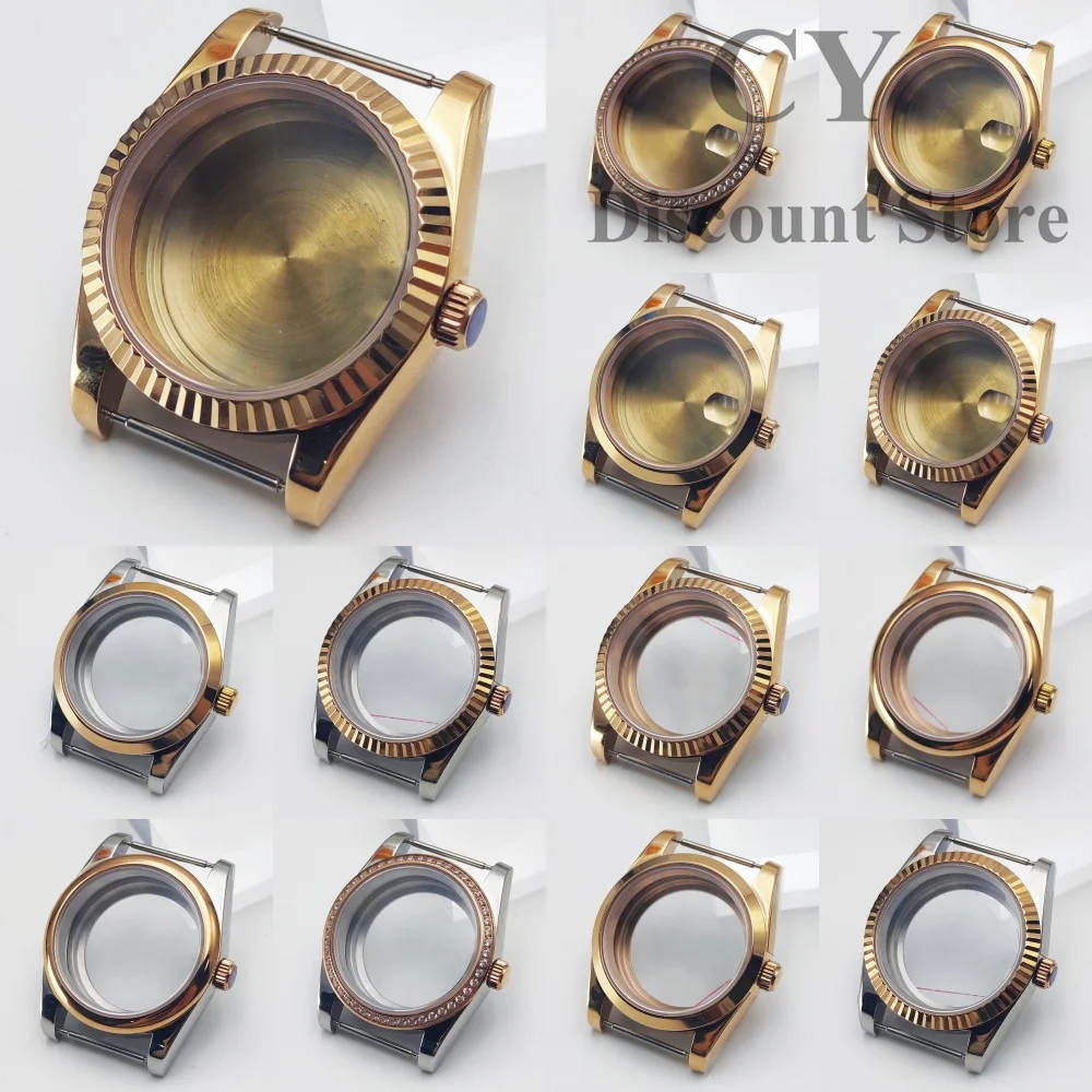 

NH35 розовые золотые часы Φ 36 м3 9 мм сапфировое стекло из нержавеющей стали для NH35 NH36 ETA2824 2836 PT5000 Miyota82 DG3804 механизм