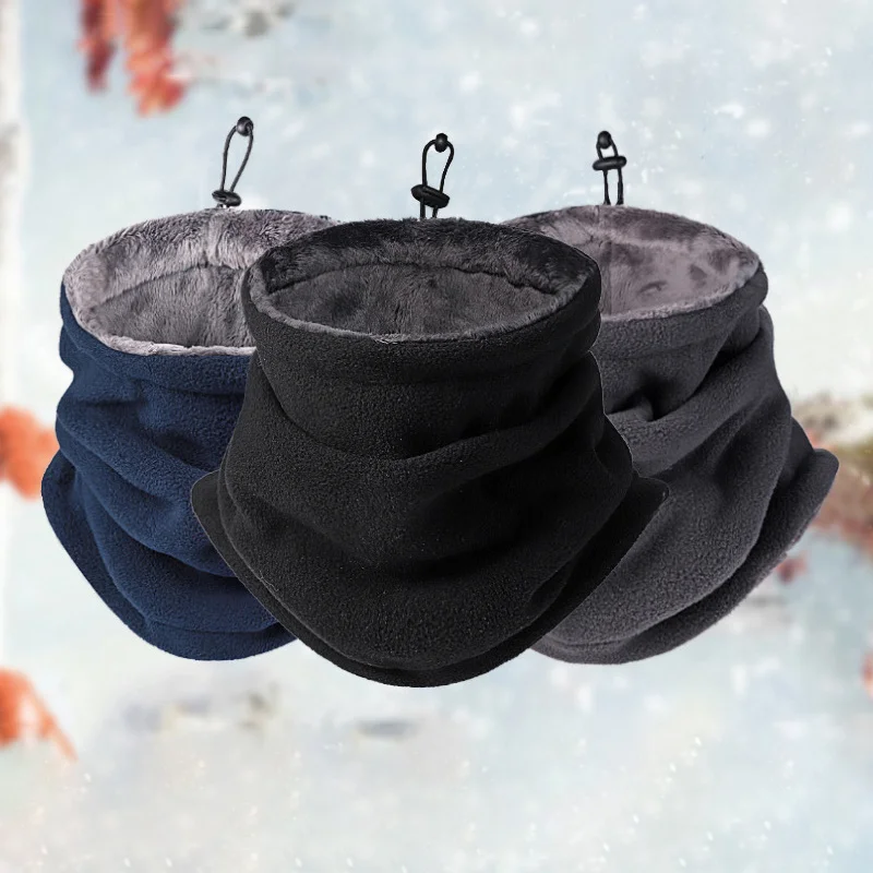 الشتاء الرقبة أدفأ الحراري الصوف دراجة نارية سميكة أنبوب الجراب الوجه وشاح يندبروف الرجال النساء باندانا الدراجات في الهواء الطلق عقال #4