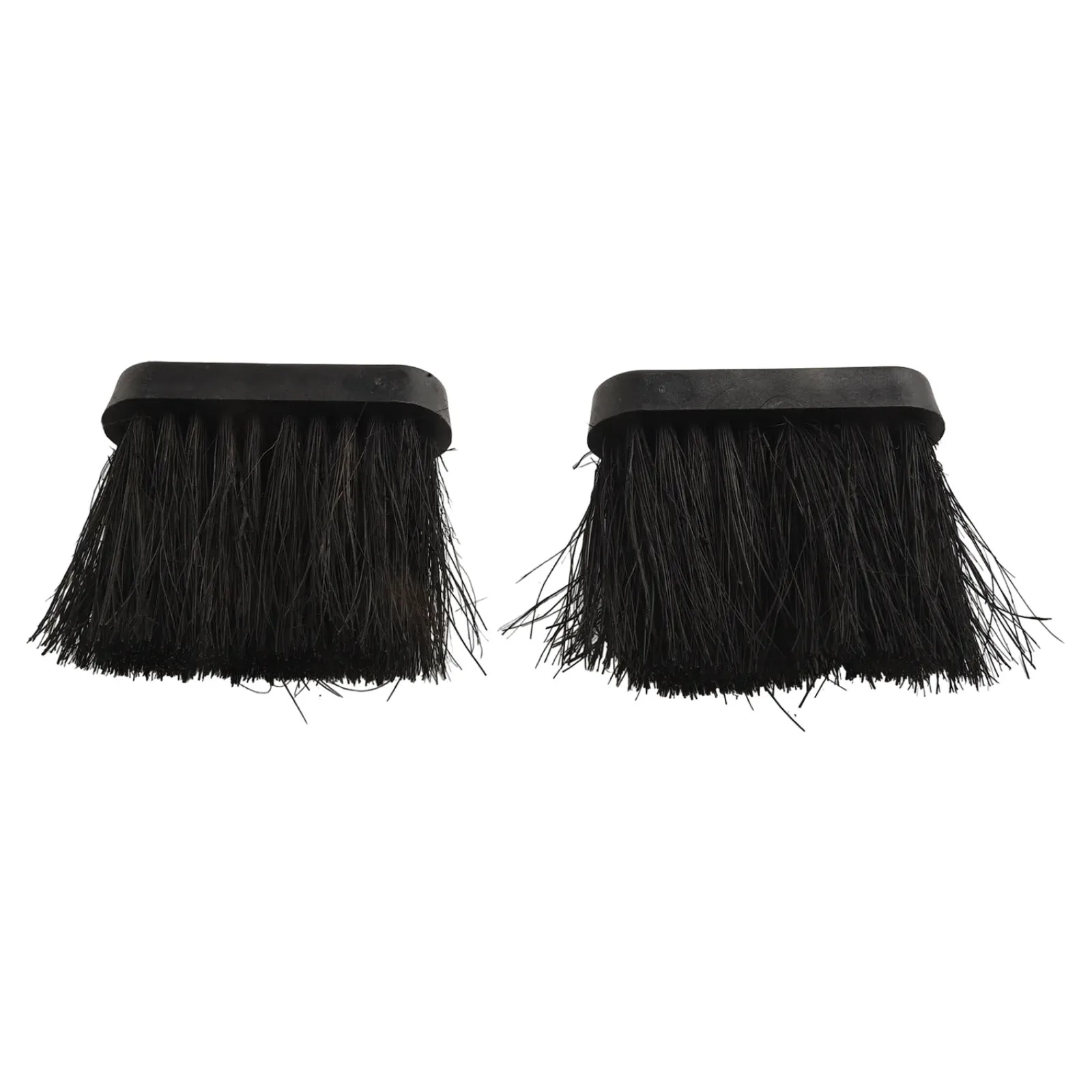 

Hearth Brushes Fireplace Brush 2Pcs Black Cleaning Set Spare Parts Sweep Accessories Fire Tools Companion Head