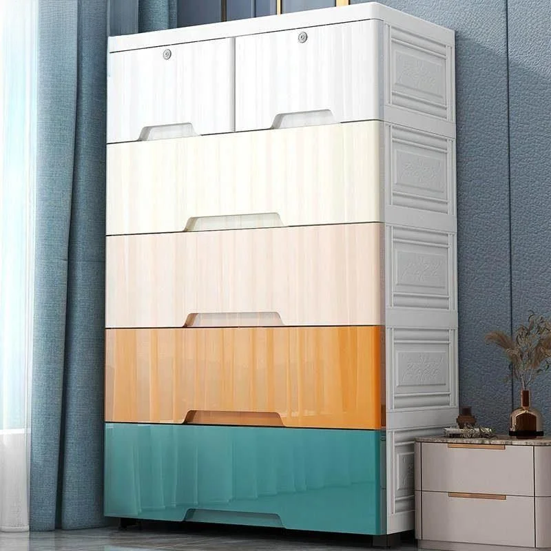 

Очень большой (70 см) утолщенный шкаф-органайзер с выдвижными ящиками для одежды в китайском стиле, домашний ящик для хранения вещей