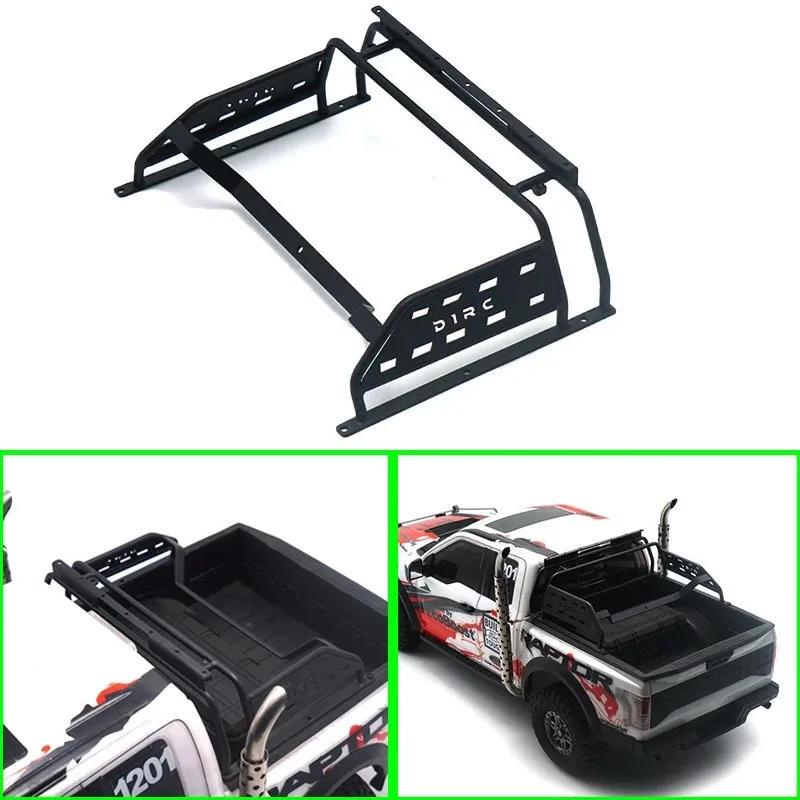 1pcs Simulation Metal Gantry Frame for 1/8 RC Crawler Car Traxxas Raptor KM-F150 Diy Accessories