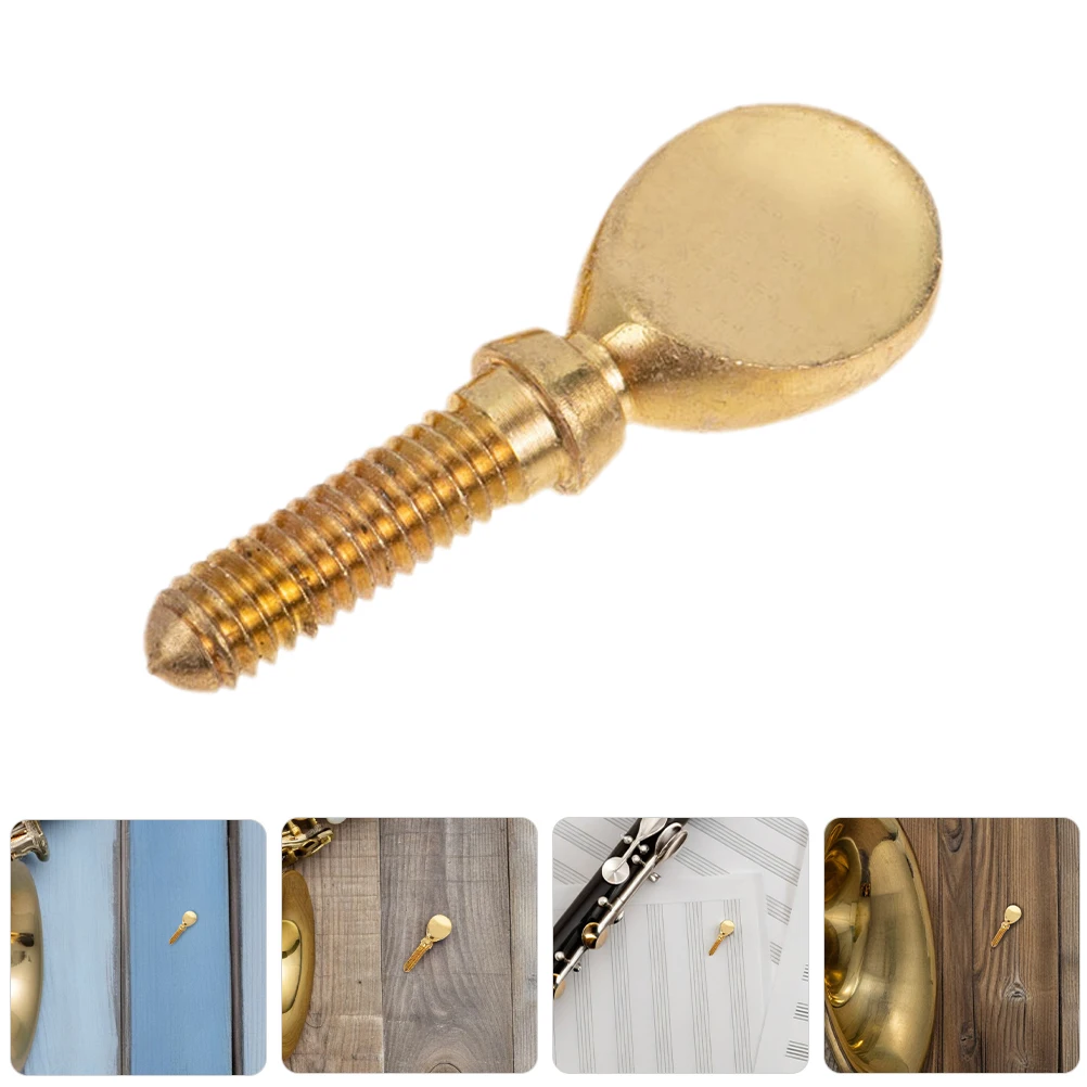 

2Pcs Precision Sax Neck Screws Solid Brass Fixing Parts Tightening Screw Set for Soprano Alto Tenor Saxophones Accessories