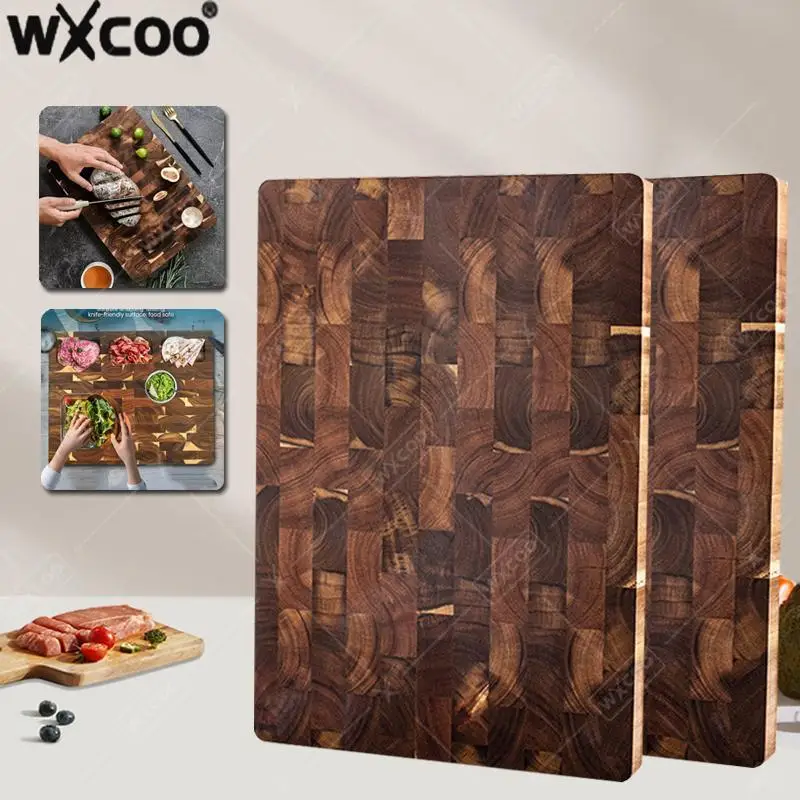 

Thicken Wood Cutting Board Bamboo Wood Cutting Board Double-sided Kitchen Chopping Boards for Cut Meat Vegetable Cooking Tools