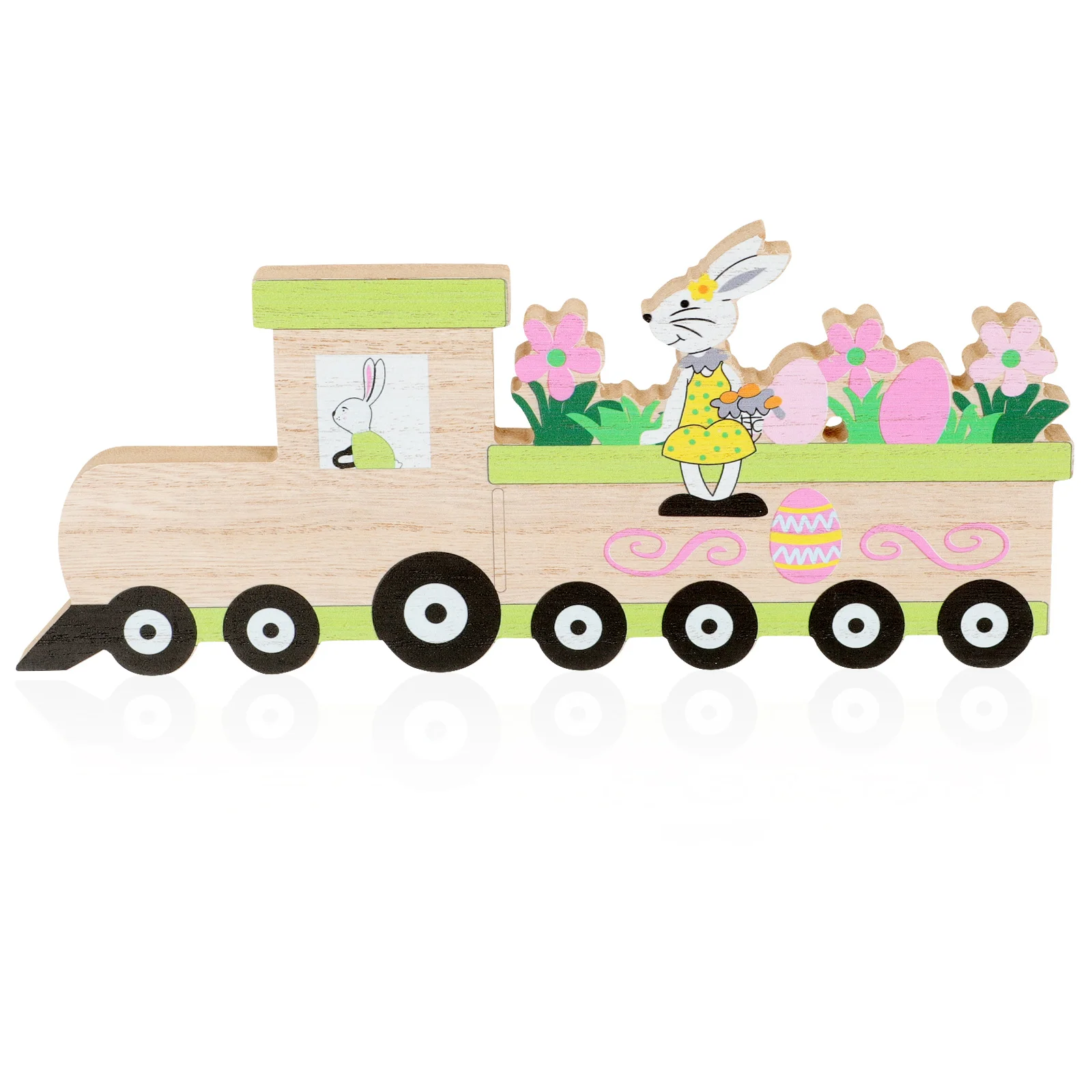 

Wooden Ornament Easter Party Decoration Desktop Sign Centerpiece Table Home Decorations