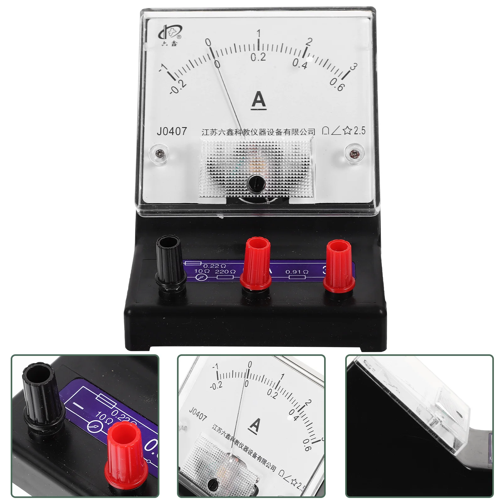 Laboratory Ammeter Needle Ampere Panel Current Measuring Indicator Analog Physics Experiment Apparatus Electric