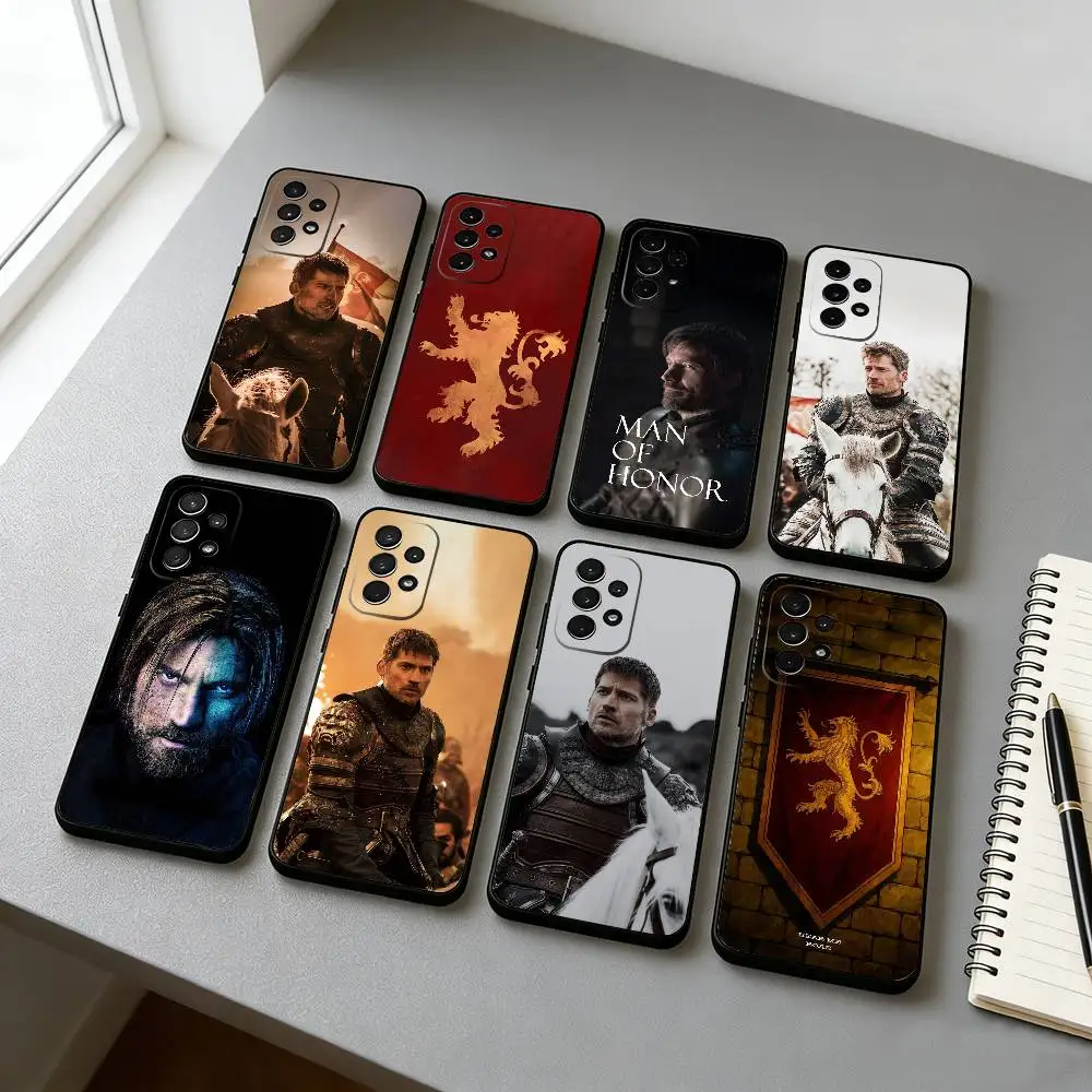 J-Jaime L-Lannister Phone Case Black Silicone Soft For Samsung S25,S24,S21,S22,S23,S30,Ultra,S20,Plus,Fe,Lite
