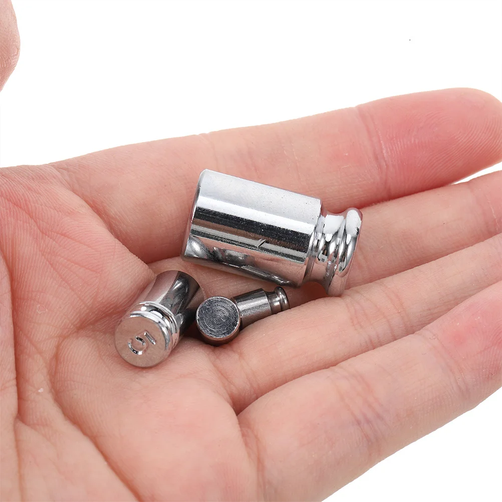 

10Pcs Digital Scale Calibration Weight Set Precision Steel Weights Multiple Sizes Ideal for Lab Jewelry Kitchen