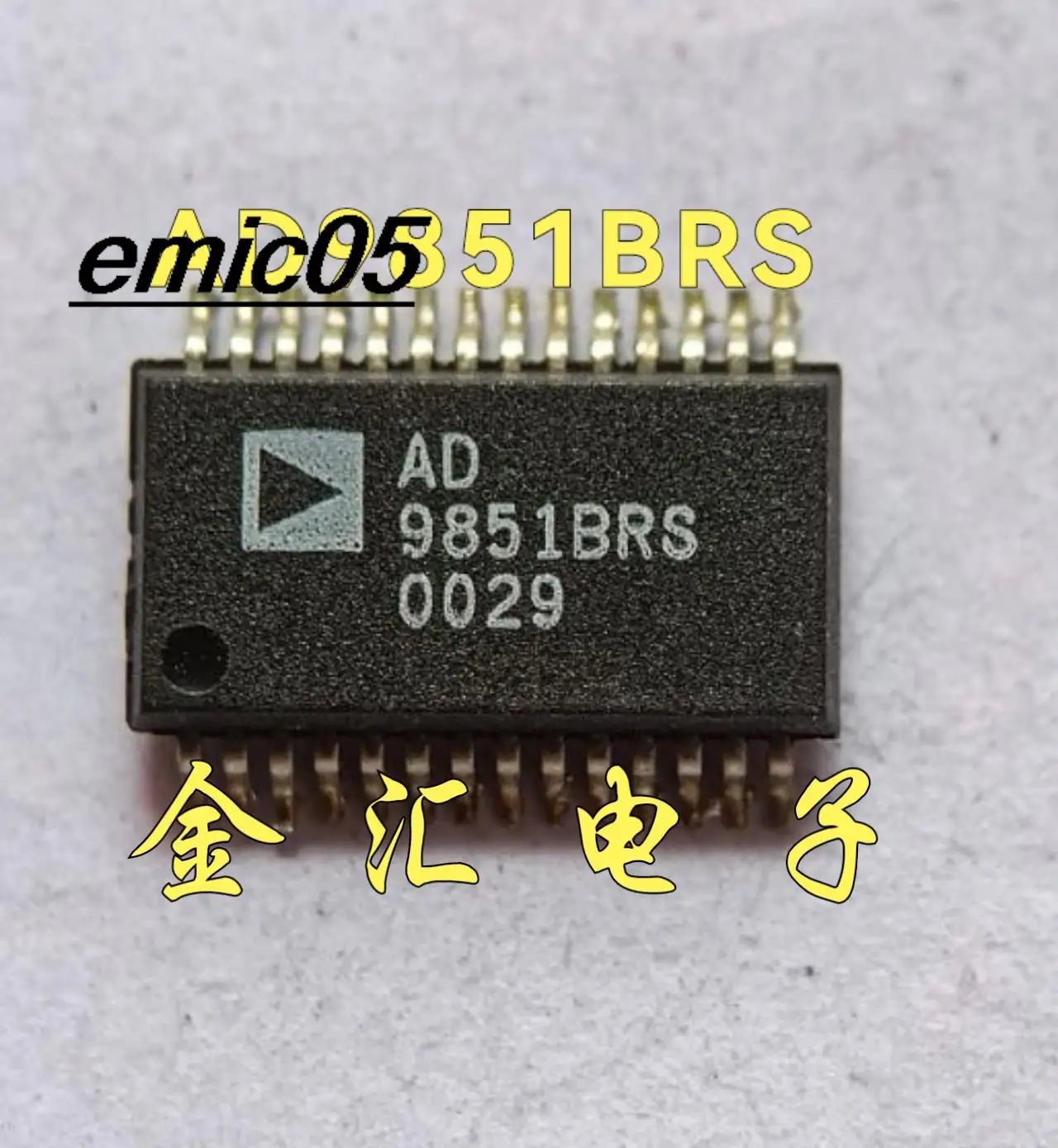 

Original stock AD9851BRS AD9851BRSZ SSOP28 DDS