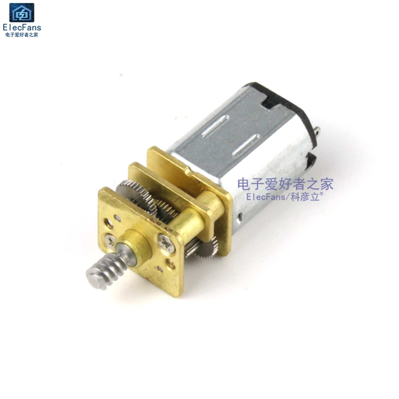 Worm N20 Reduction Motor DC Low Speed Motor with Metal Gearbox DC3V-6V 37-74 Rpm