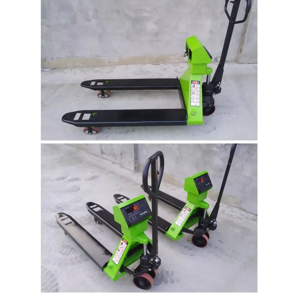 Caminhão de balança eletrônica empilhadeira de pesagem manual