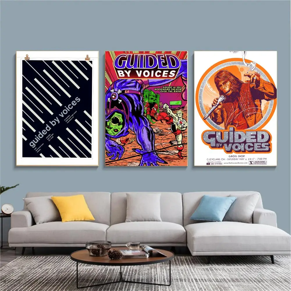 band G-Guided by Voices-S Painting Calligraphy Nature Inspired Artwork for Living Room  Home Decoration