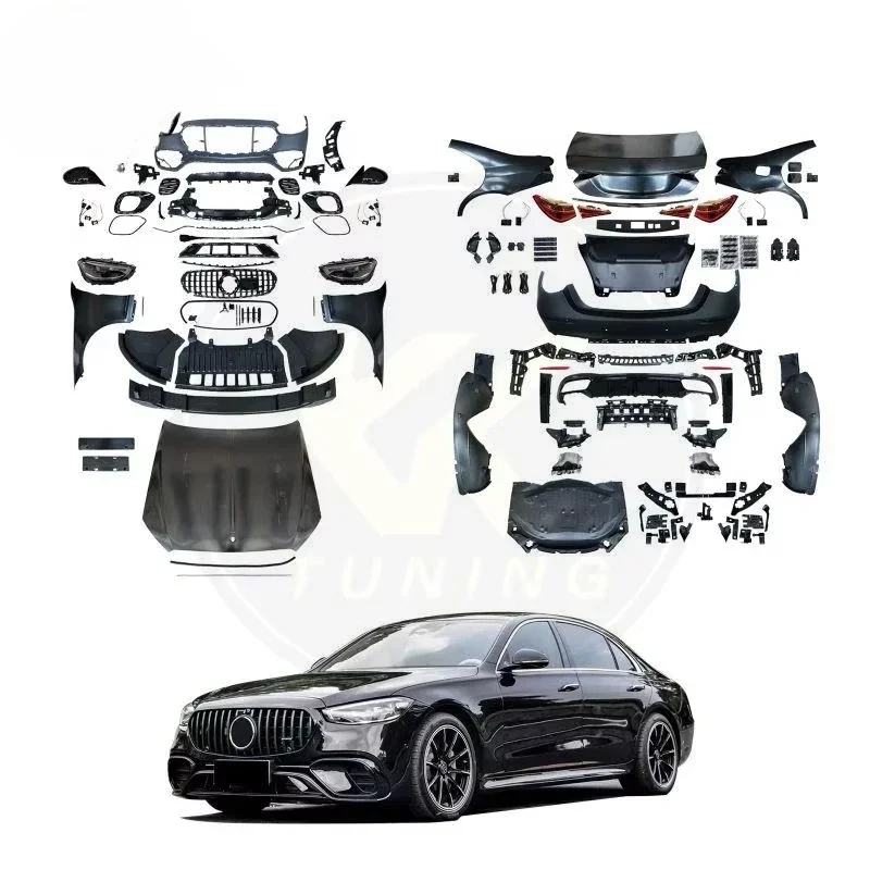 Auto Tuning Parts Upgrade Body kit For Mercedes-Benz S Class W221 Upgrade To W223 S63 AMG 2021