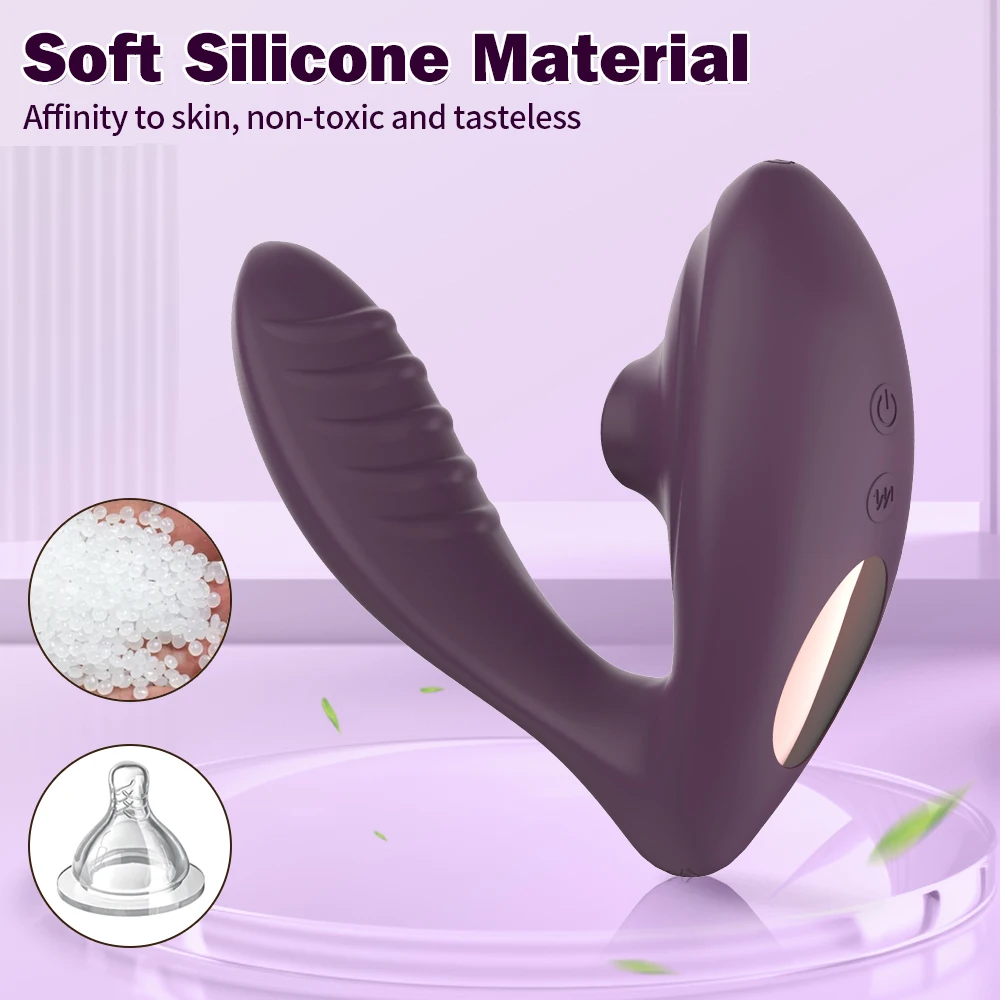 Clitoral Sucking Vibrator Sucker Vagina Vacuum Stimulator Nipple Massager Wearable APP Bluetooth Remote G Spot Sex Toy for Women