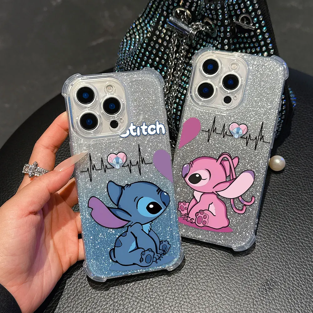 Lovely Cute Cool Stitch Phone Case For vivo V40 V30 V29 V27 V25 V23 Y02 Y50 Y76 Y38 Y28 Y78 Y36 Y27 Y35 Pro 4G 5G Bling Cover