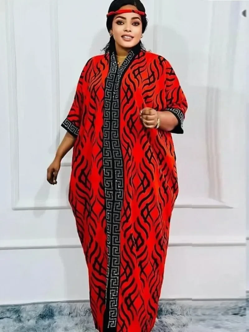 دبي فساتين الحفلات الأفريقية للنساء حجم كبير ماكسي رداء Dashiki الترتر أفريقيا ملابس الزفاف حفلة موسيقية ثوب مسائي عبايات إسلامية