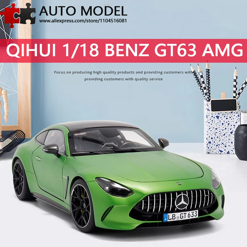 

Mercedes Benz Gt63 Amg Diecast Model 2023 1:18 Static Simulation Metal Car Model Vehicle Gift Collection Display