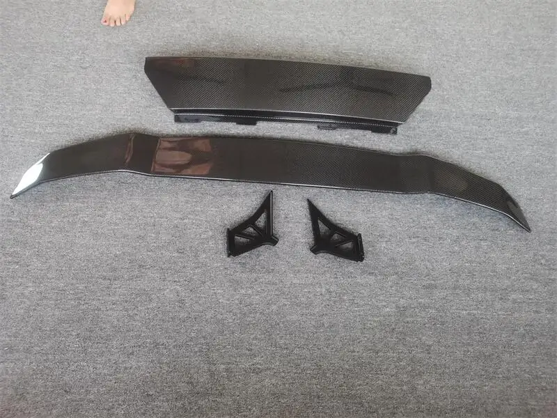 

ForLamborghini Huracan LP580 LP610 Coupe 2-Door Real Dry Carbon Fiber Rear Wing Spoiler 14-18