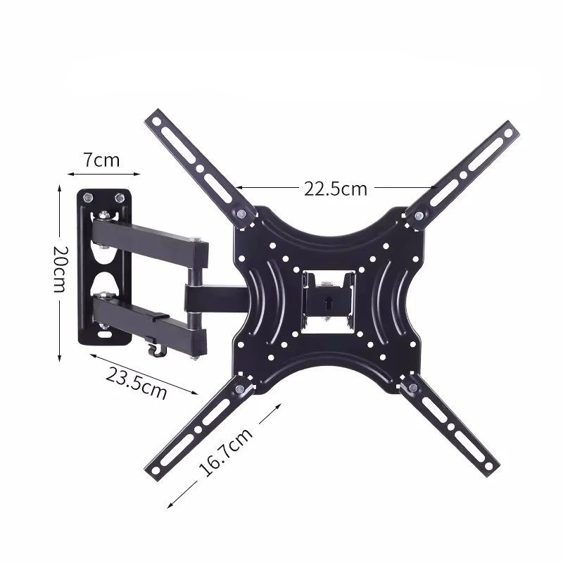 Universal TV Monitor TV Mounts LCD LED Monitor Wall Mount Bracket Adjustable TV Screen Holder TV Frame Support For 32-55 Inches