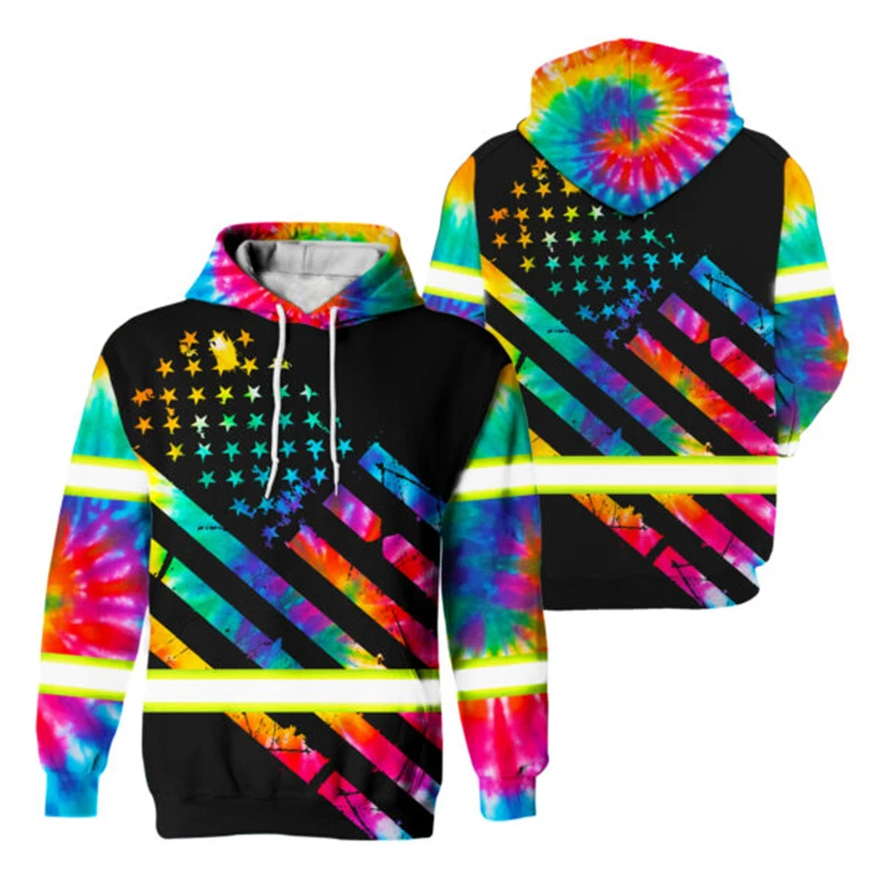 New LGBT Rainbow Hoodie Men 3D Printed Sweatshirts Popular Cool Pullover Long Sleeve Streetwear Fashion Gay Women Hoody Clothing