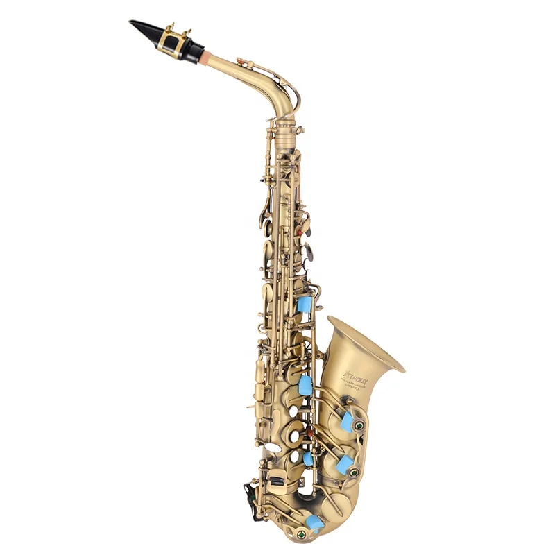 Starway Carving Eb Key Retro Bronze Alto Saxophone For Student And Professional Performer