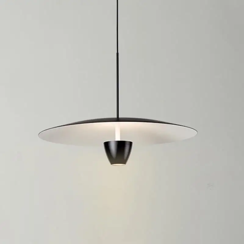 이탈리아 북유럽 미니멀리스트 디자인 블랙 led 걸이식 조명, 레스토랑, 바, 식당용, 호텔, 모던한 천장 펜던트 램프
