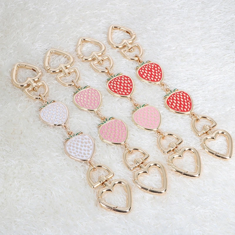 Strawberry Bag Chain Straps Charm Purse Strap Extender Bag Extender Chain