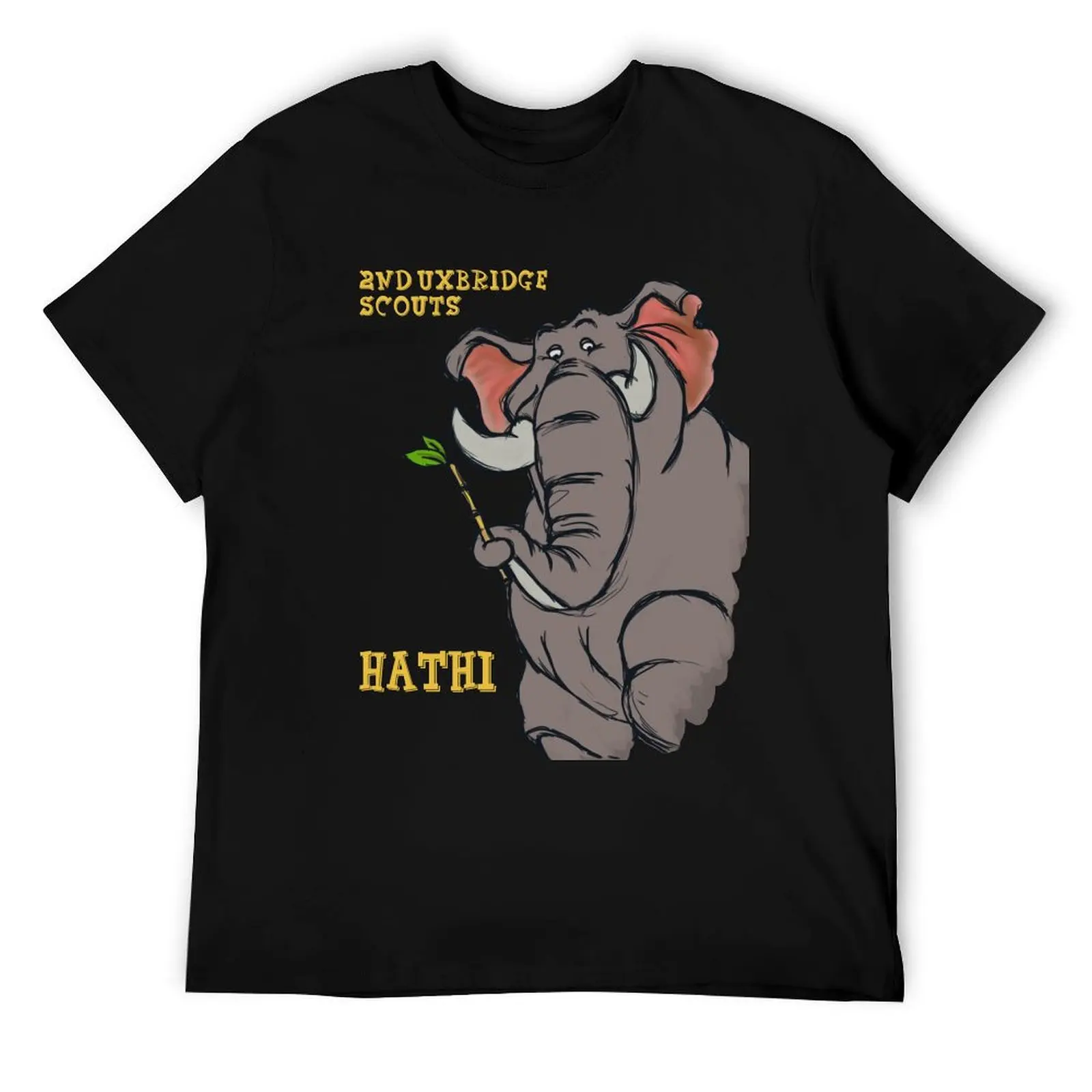 

Hathi (Uxbridge Scouts) T-Shirt man t shirt luxury funny t shirts man man t shirt cotton high quality T-Shirt