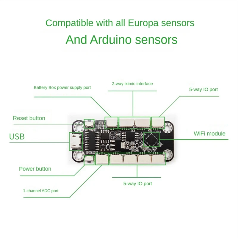 ESP8266 Wifi Module Python Development Board Lot Starter Kit Compatible With Arduino/Raspberry Pi C++ Python Programming