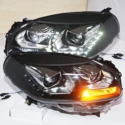 For 2013-2014 Year Renault Koleos LED Head Light With Bi Xenon Projector Lens