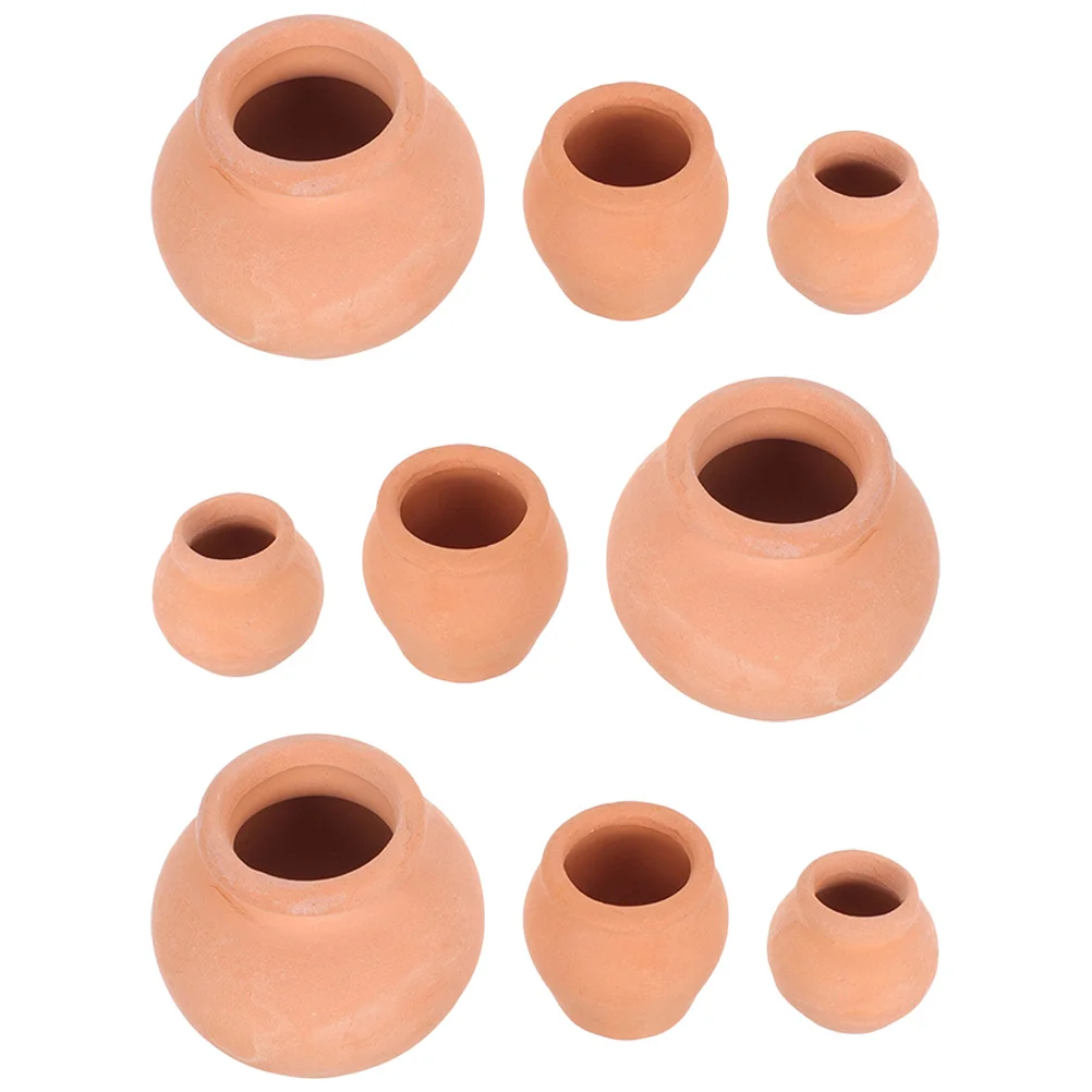 9 Pcs Plant Pot Mini Succulent Planter Container Ceramics Pots for Plants