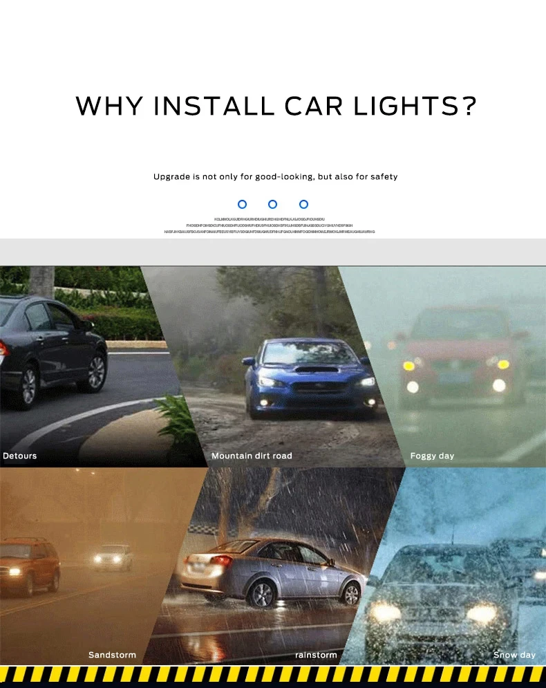 LED-Tagfahrlicht Flexibler Wasserdichter Streifen Auto-Scheinwerfer Weiß Blinker Gelb Bremslicht Fließende Lichter 12V – Detail 1