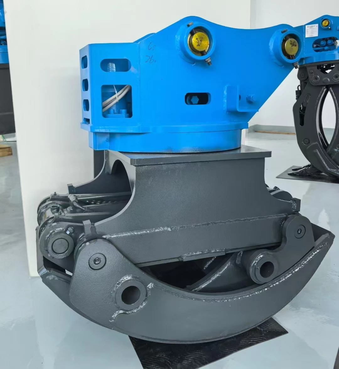 HOPE Durable Wood Log Hydraulic Rotating Excavator Grapple for 5-32 Ton Machines with 2500MM Jaw Opening and Motor - view 4