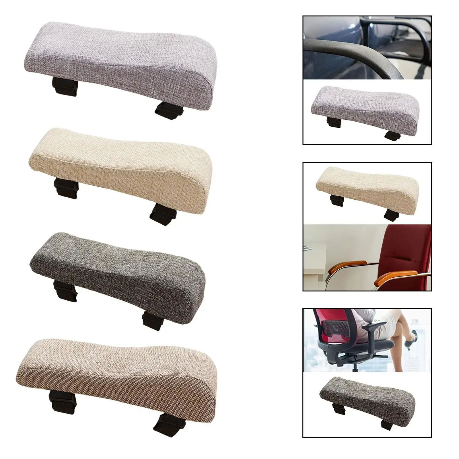 Office Chair Armrest Pad Washable Nonslip Computer Chair Armrest Cover