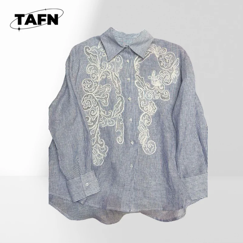 

Women’s Buttoned Shirt Layered Office Blouse Top Women's Ruffle Collar Shirt Office Long Sleeve Blouse AH0197