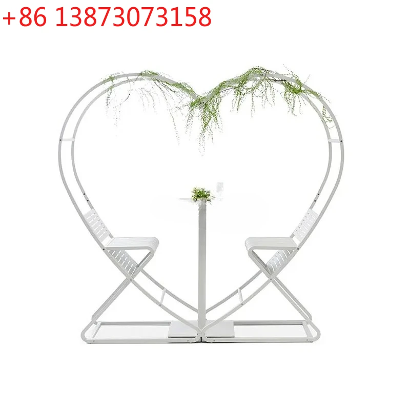 

Villa outdoor creative heart-shaped card seat combination scenic bird's nest leisure furniture new