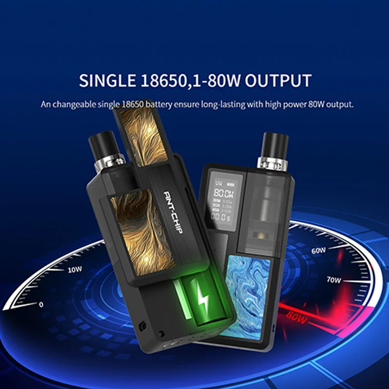 Original Smoant Knight 80 Kit MOD 80W Vape 4ml Cartridge AI smart ANT-chip Fit Pasito RBA Coil Electronic Cigarette Vaporizer