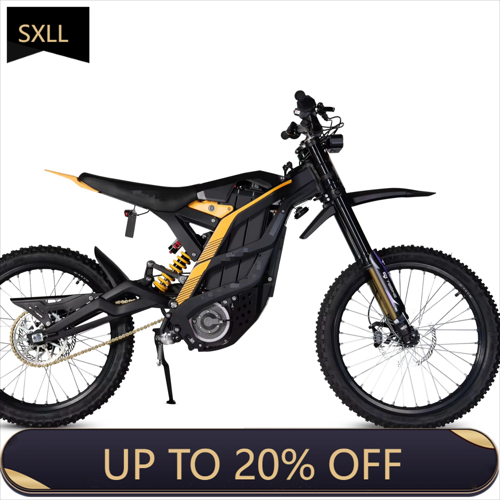 

SXLL 79BIKE Falcon Pro electric bicycle 72V brushless central motor, aluminum alloy lithium battery, single speed, hydraulic dis