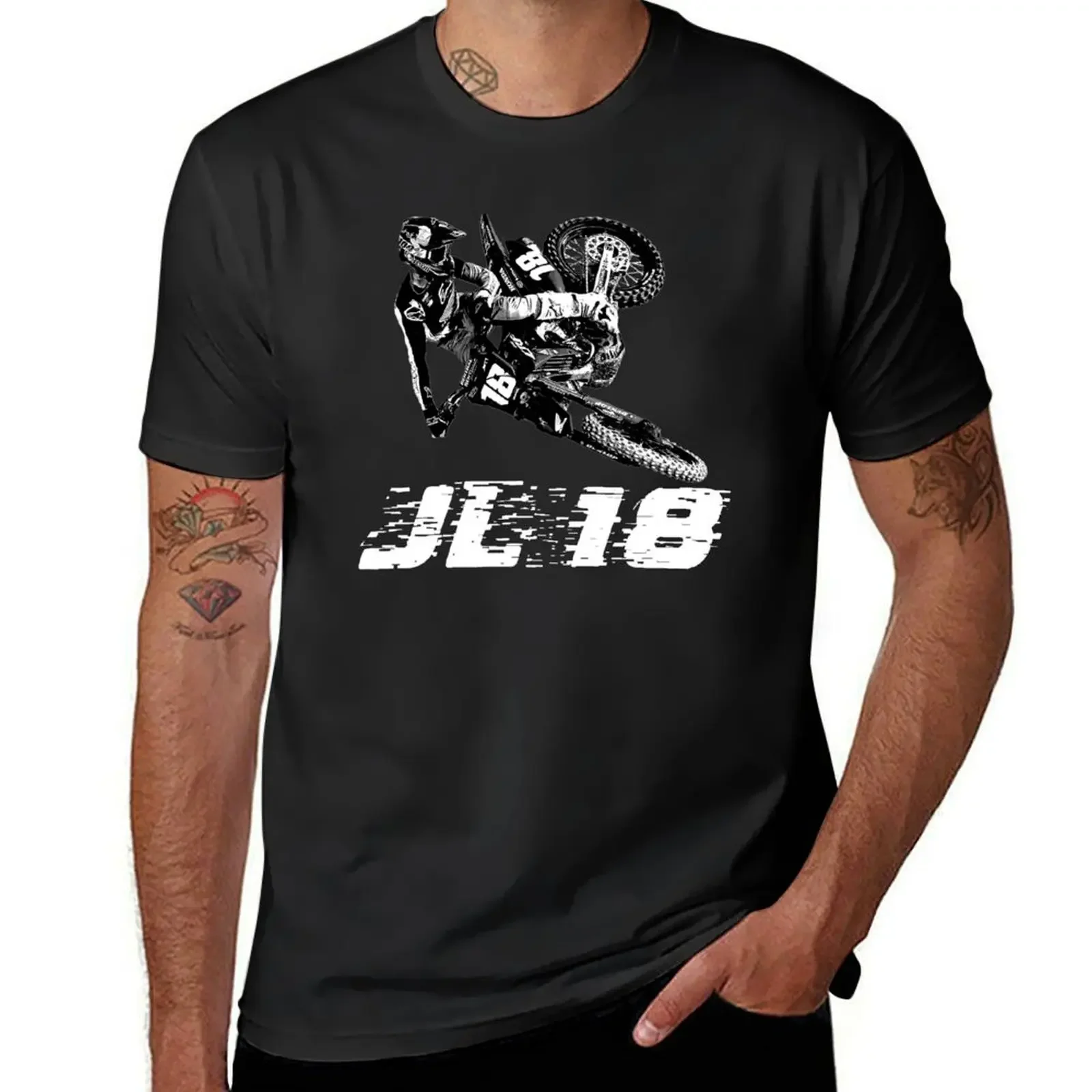 Jett Lawrence Artwork T-Shirt customs design your own vintage clothes customizeds summer tops mens shirts graphic tee