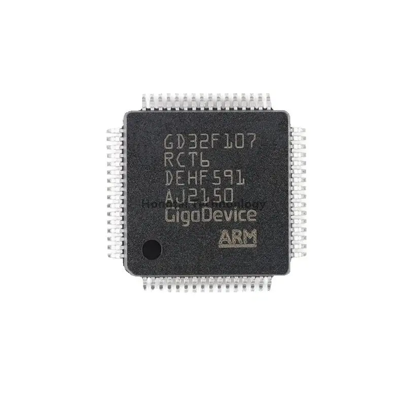 New and Original GD32F107RCT6 LQFP-64 ARM Cortex-M3 32-bit Microcontrollers-MCUs
