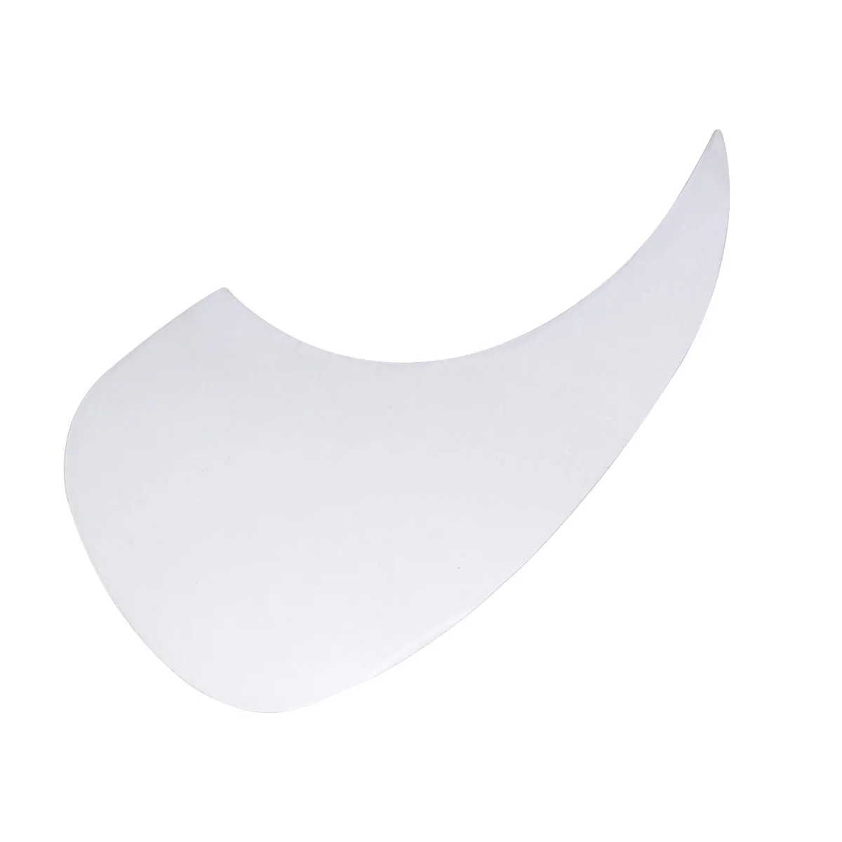 

36 Inch Guitar Pickguard Set Unique Stick on Design Transparent Durable Protection for Acoustic Guitar Accessories White