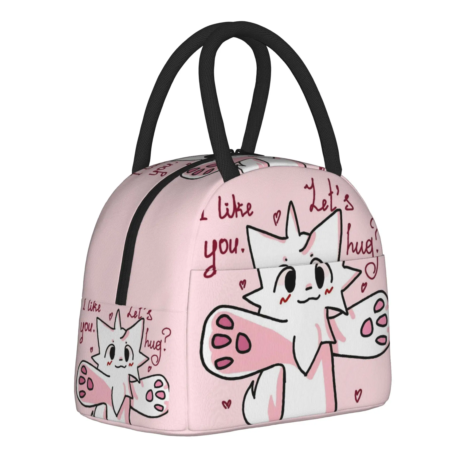 

Изолированная коробка для обеда Boykisser Cat Merch Food Box Ins Style Thermal Cooler Bento Box For Office