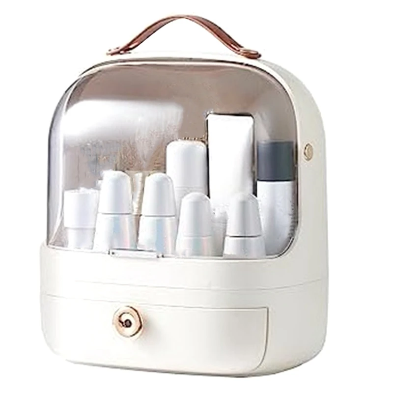 Makeup Organizer Skincare Organizers Cosmetic Display For Vanity, Make Up Organizers And Storage With Brush Holder