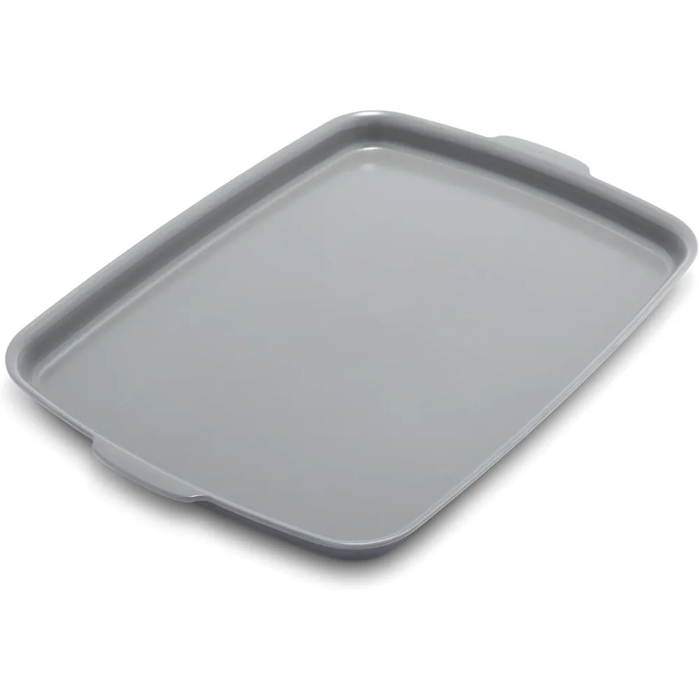 

GreenPan Premiere Ovenware Healthy Ceramic Nonstick 18 x 13 Half Rectangular Baking Pan, PFOA & PFAS-Free, Warp-Free Bakeware, D