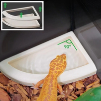 Anti-escape Mealworm Storage Containers, Pet Feeding Supplies，Special Feeding Bowls for Reptiles, Lizards, Hamsters