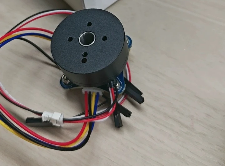 For 2804 Outer Rotor BLDC Motor with AS5600 Encoder Hall Sensor Hollow Shaft FOC Controller Driver Board for RC Models