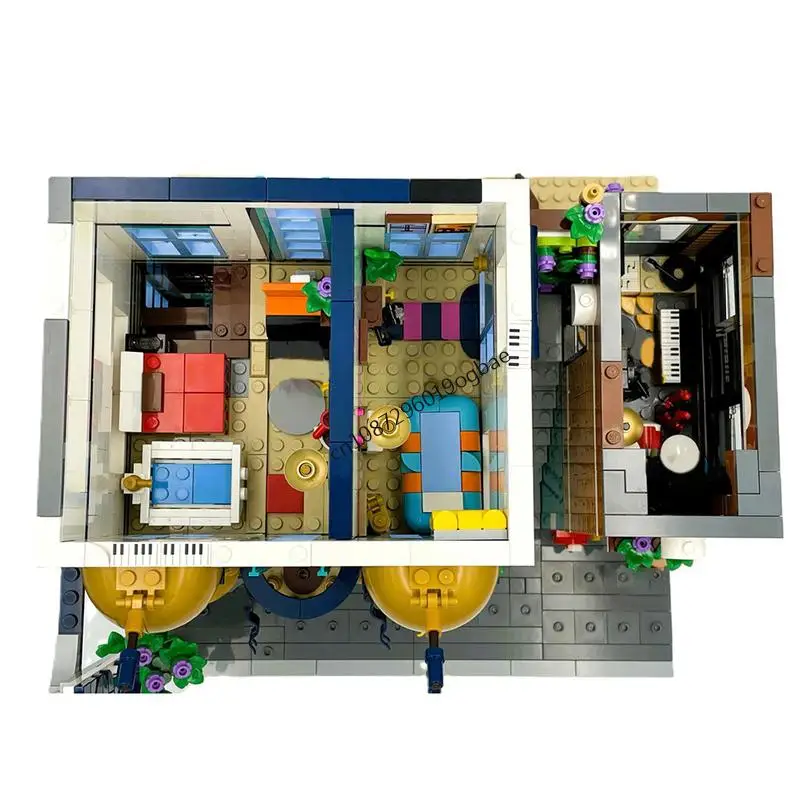 2319PCS Città di vendita calda Street View Hotel e studi modello Idee creative fai da te Giocattolo per bambini Assemblaggio Puzzle regalo di compleanno MOC-31141