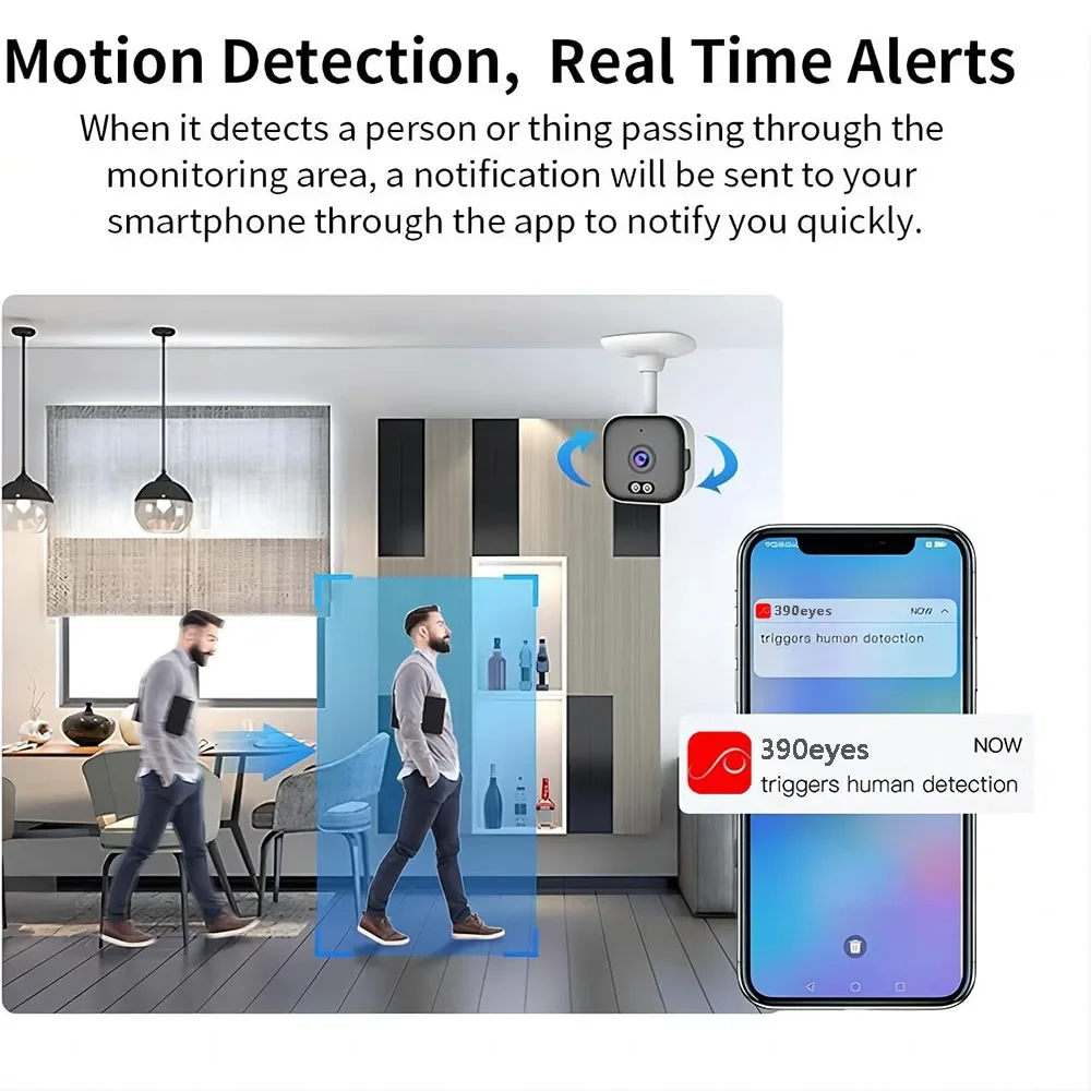 1080P واي فاي كاميرا IP داخلي كاميرا الطفل كشف الحركة اتجاهين الصوت مراقبة الطفل كاميرا مراقبة لاسلكية كاميرات مكعب صغير