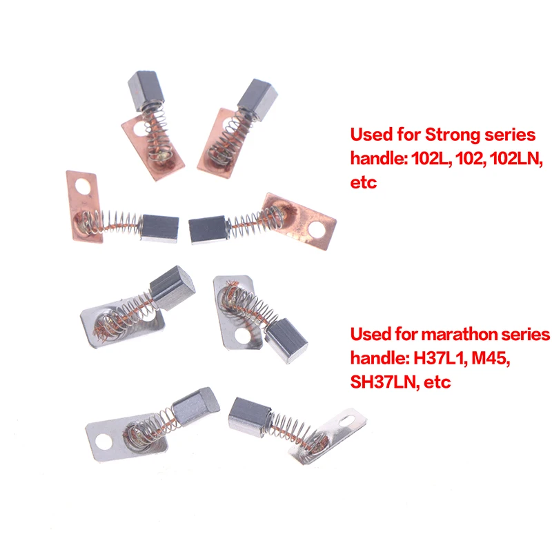 2/5Pairs Handle High Quality Carbon Brush Strong 210 90 102L Nail Drill Electric Nail Enhancement Machine Handle Accessories